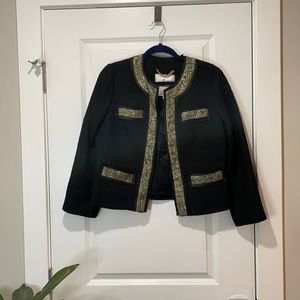 Milly Black and Gold Blazer